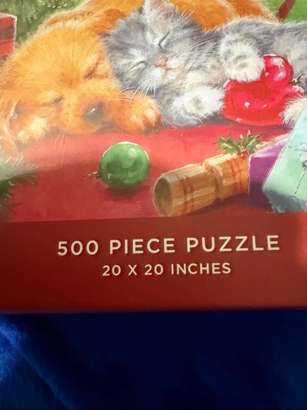 Marshalls Cozy Holiday Puzzle Box - Red, Green, Gold